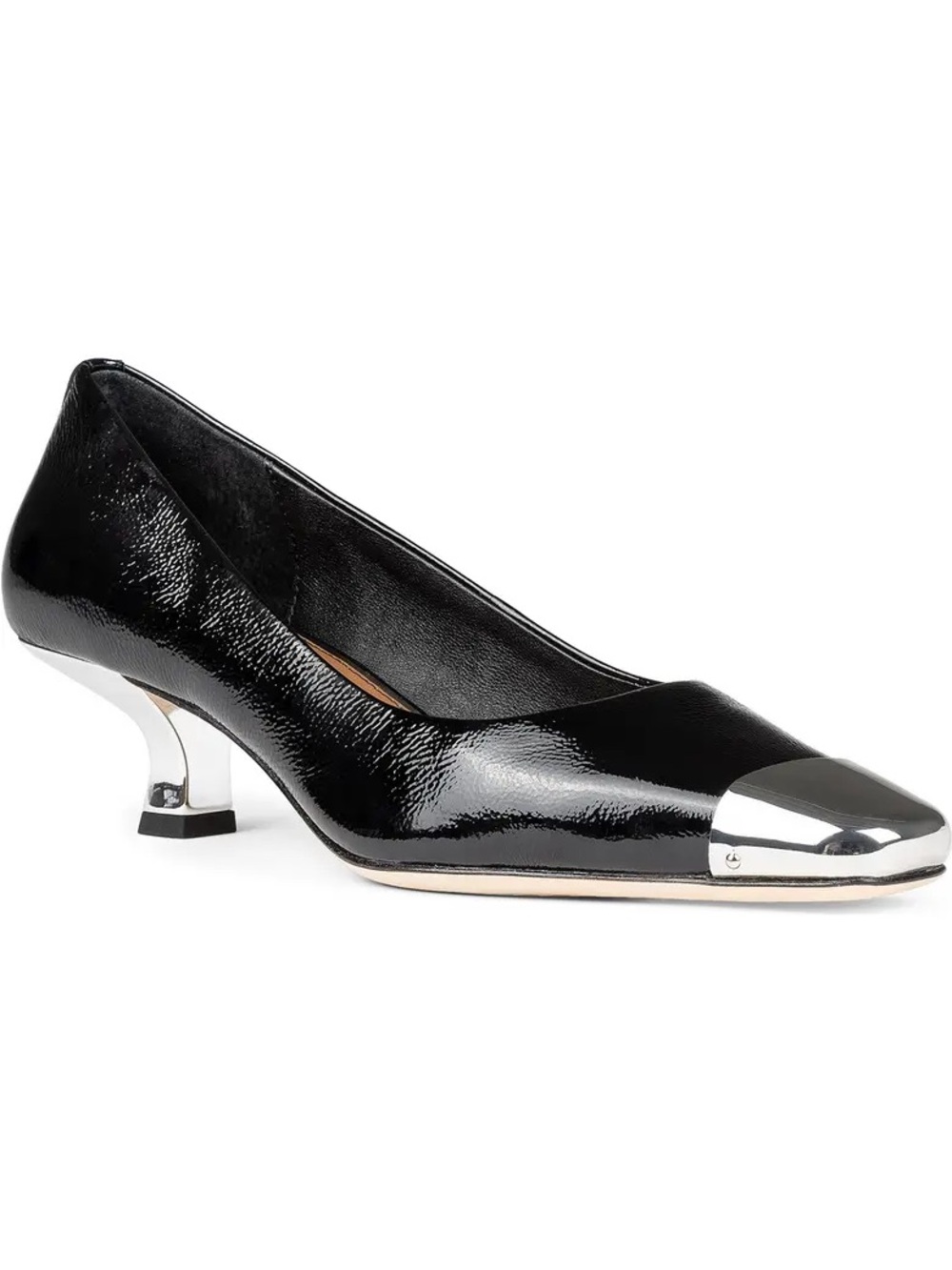 DONALD PLINER Cristin Cap Toe Kitten Heel Pumps 7.5